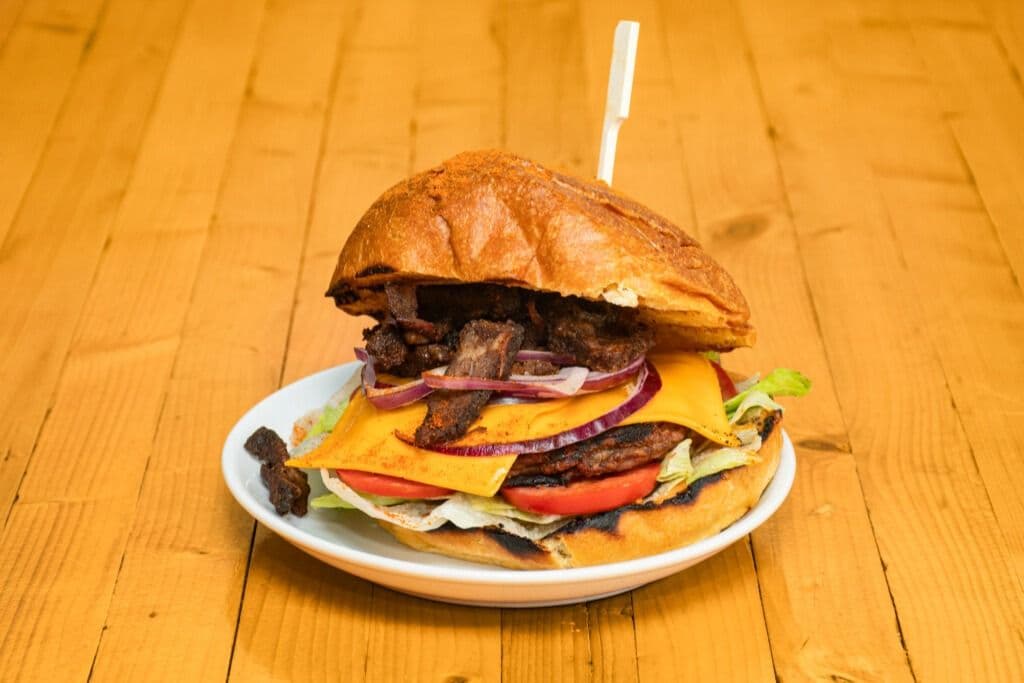 Suya Beef Burger