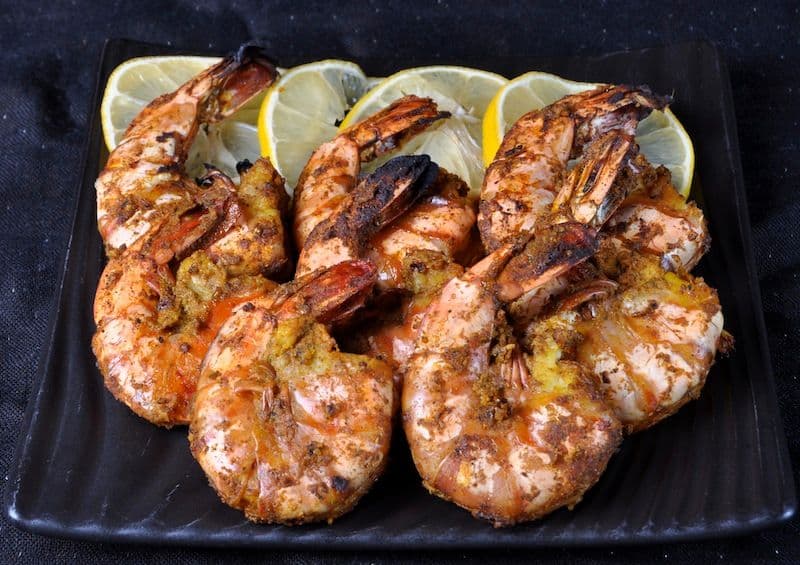 King Tandoori Shrimps (6 pcs) / (Crevettes Géantes Tandoori (6mcx))