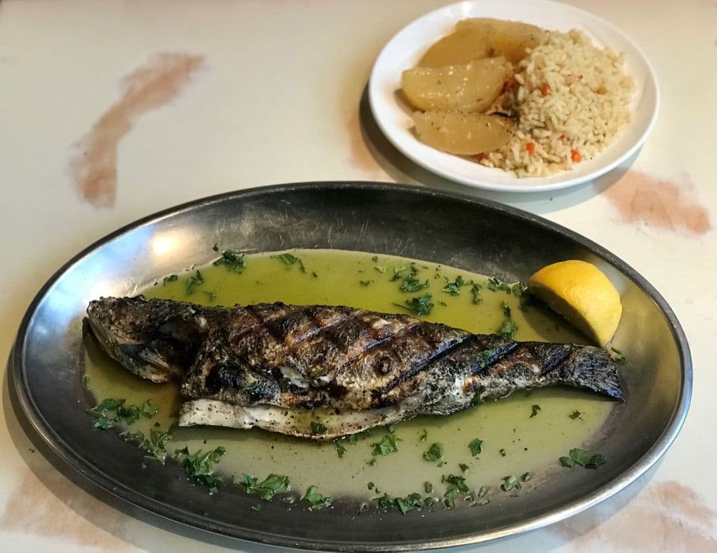 Whole Broiled Seabass