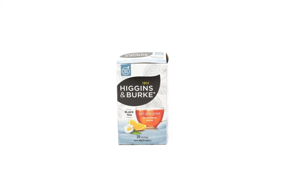 Higgins and Burke Earl Grey Black Tea (20 Bags)