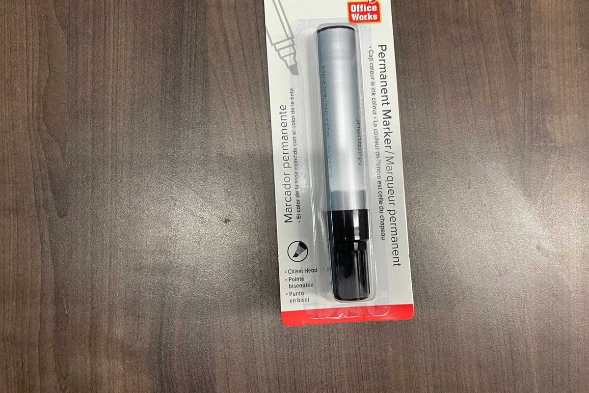 Jumbo Permanent Marker Black 1pk