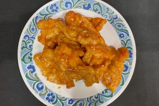 Deep-Fried Pork with Honey Garlic 蒜子蜜汁肉排