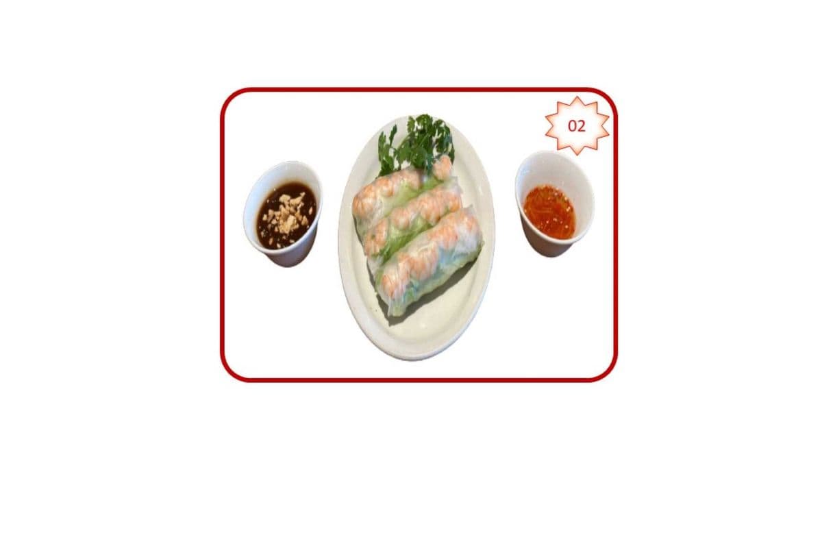 2. Shrimp Salad Rolls (3 Rolls)