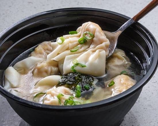 W1. Shrimp Wonton Soup (With Pork) (8 pcs)
