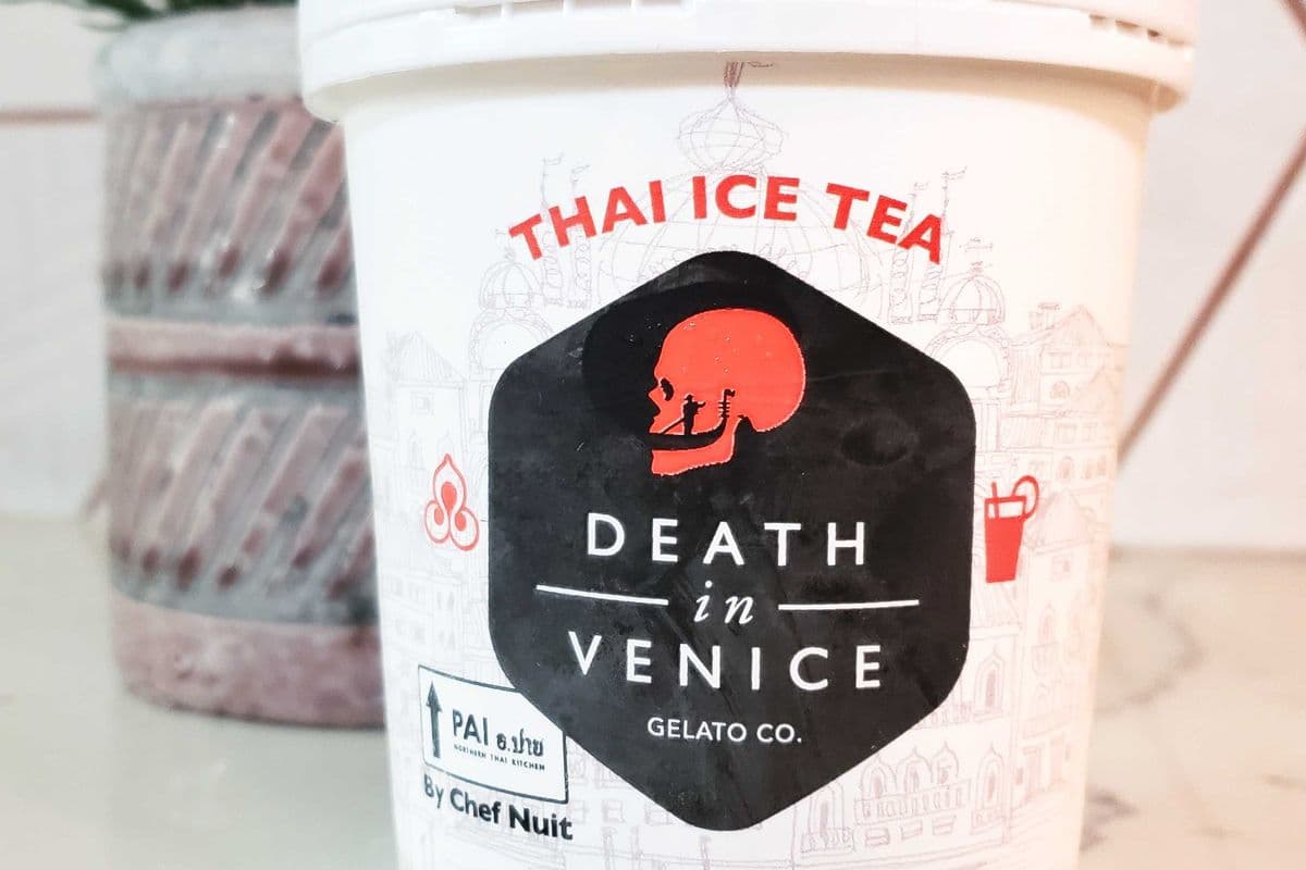 Thai Iced Tea Gelato - Death In Venice Gelato with By Chef Nuit
