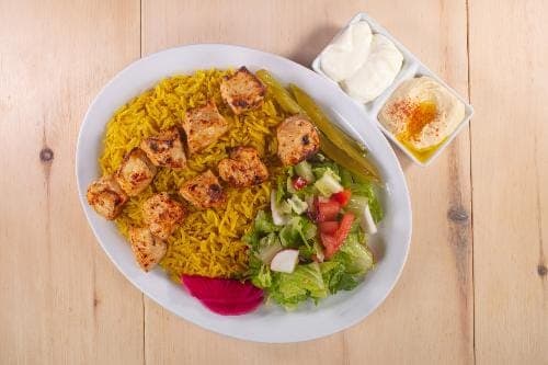 1 Skewer Tawook Plate