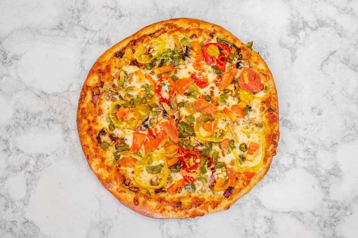 Large Desi Hot and Crispy Pizza