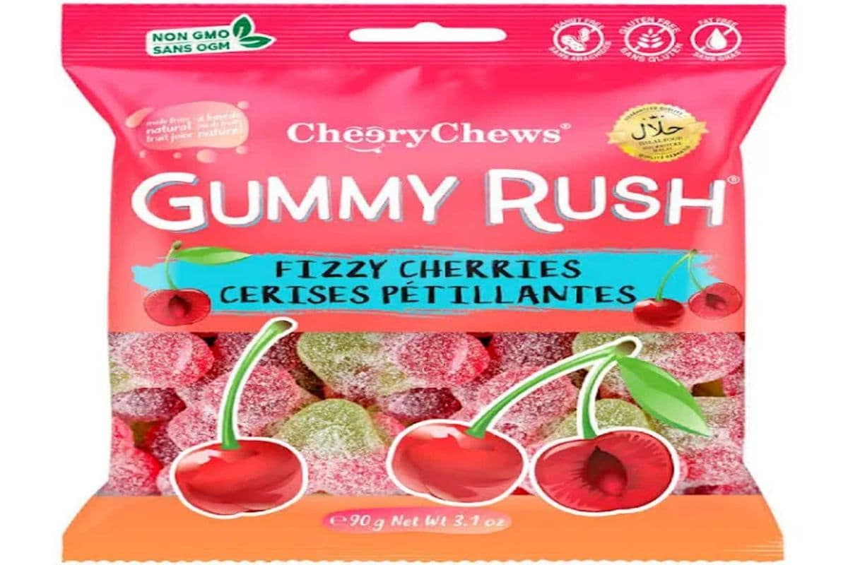 Gummy Rush Fizzy Cherries (90 g)