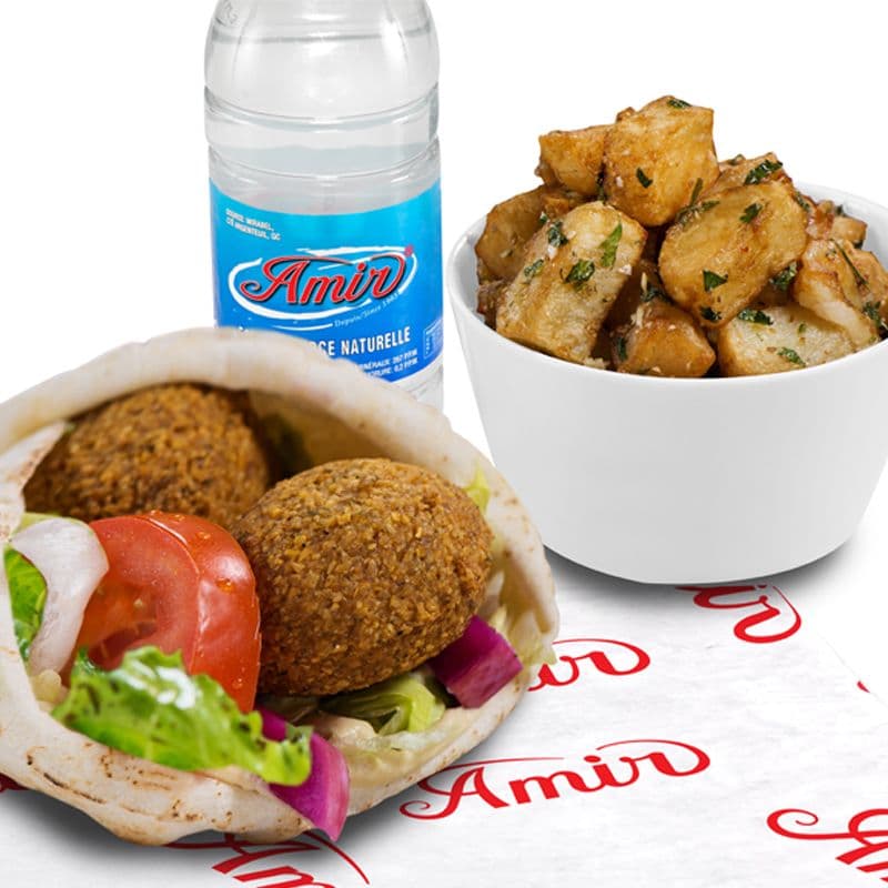 Trio pita aux falafels