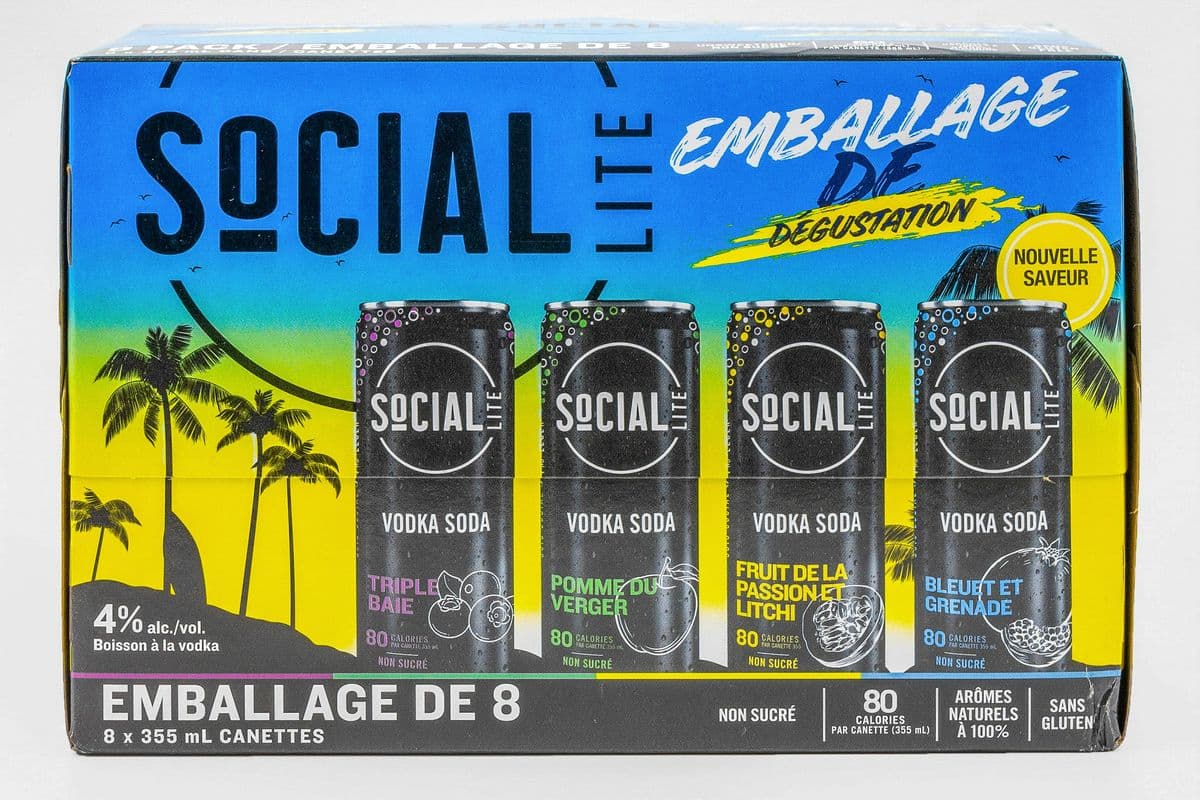 SOCIAL LITE VARIETY PACK (1 x 8x355mL)