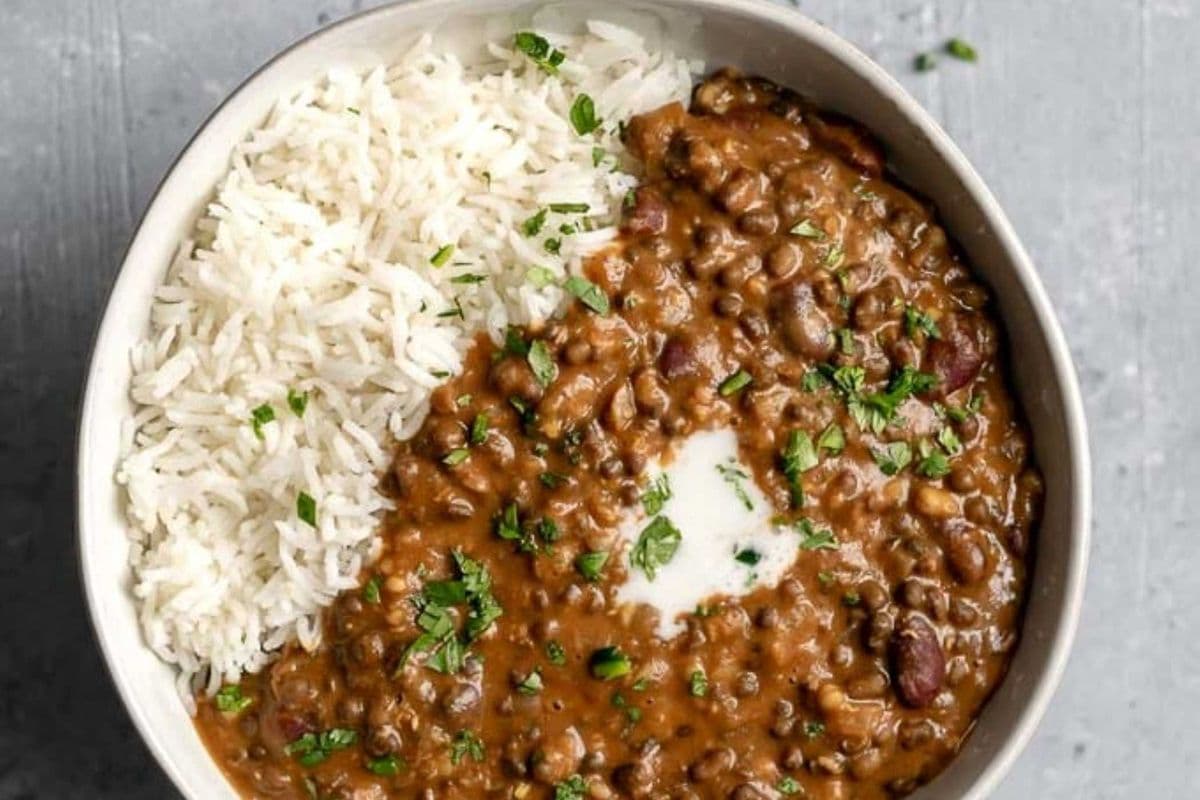 Dal Makhni with Rice