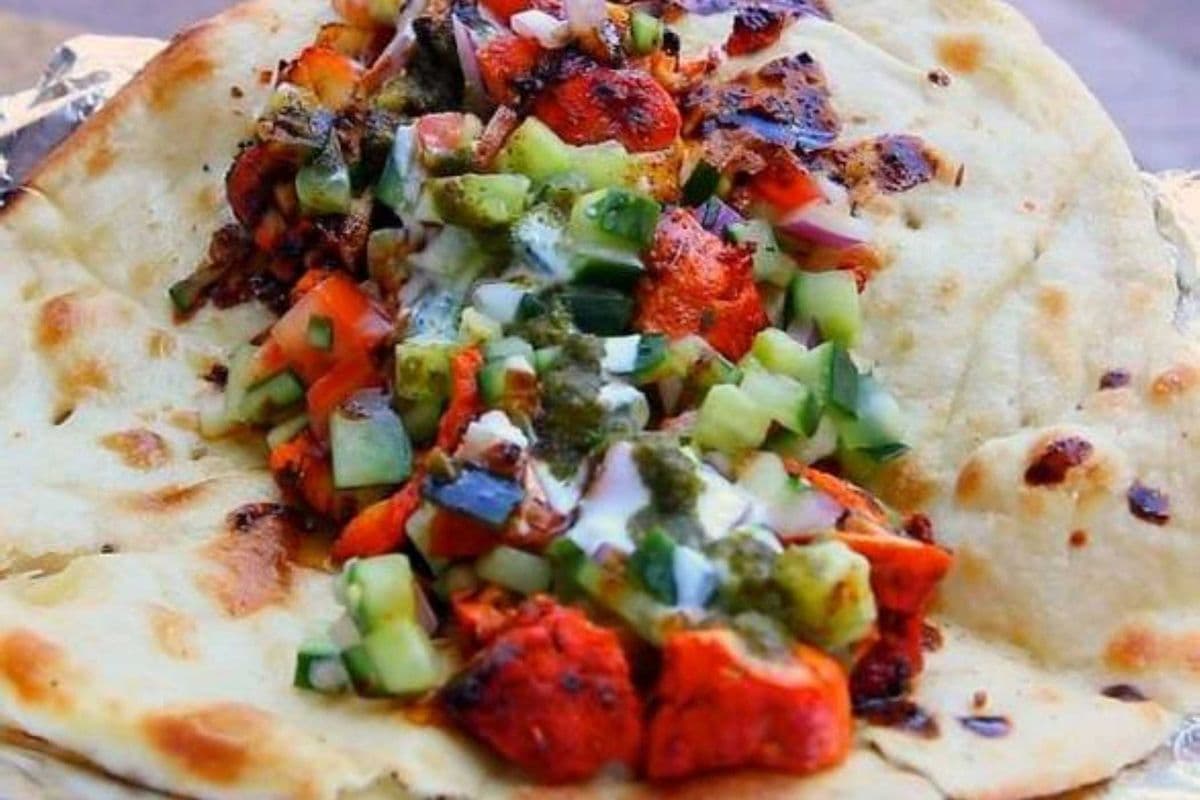 Butter Chicken Wrap