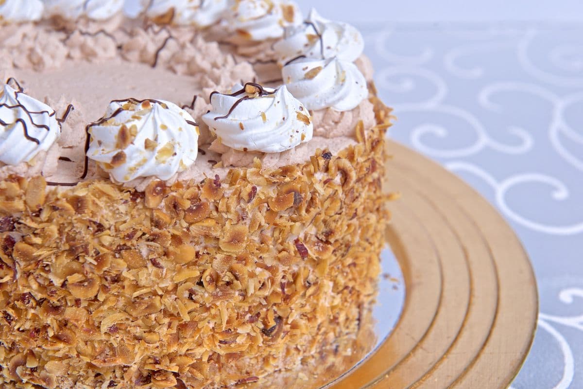Hazelnut Meringue Torte