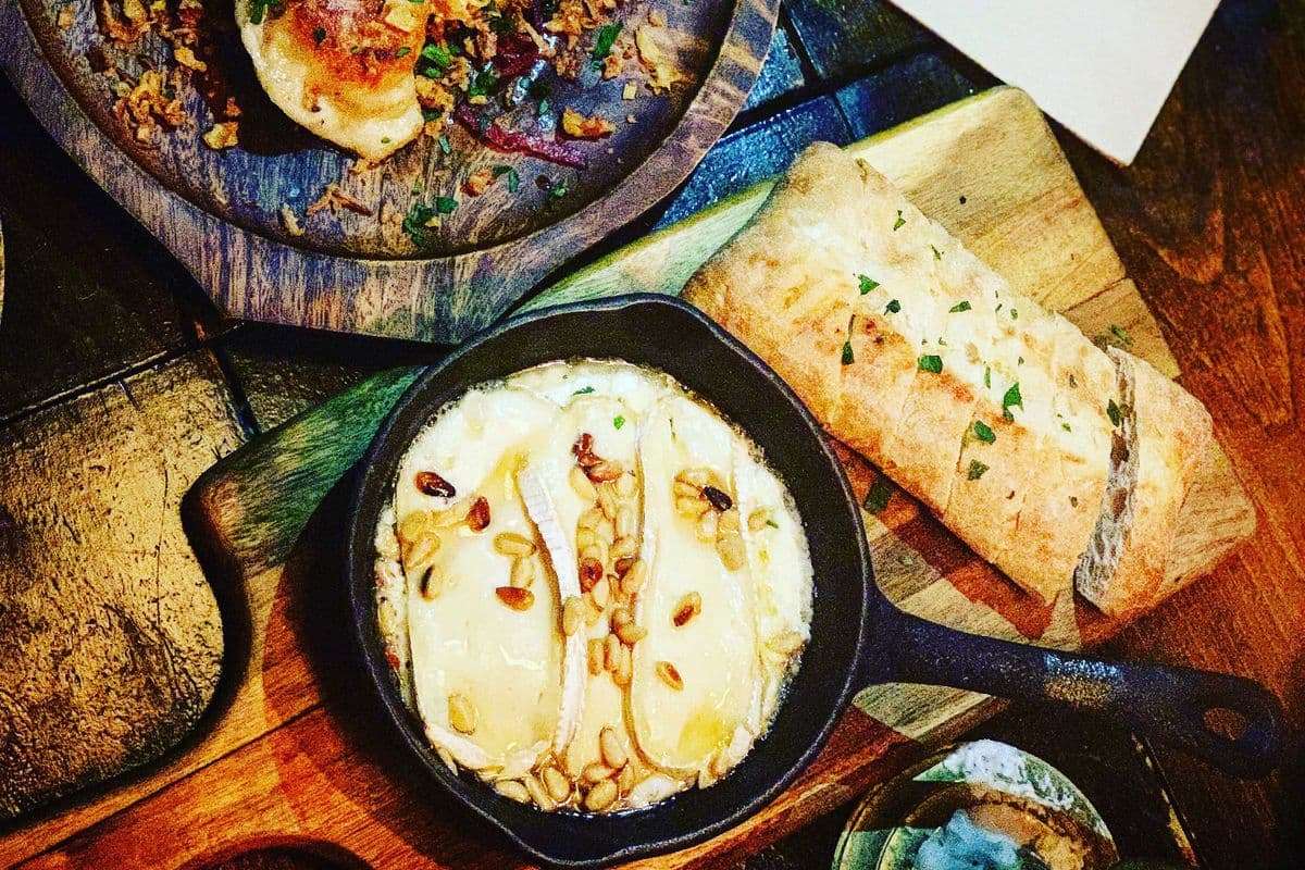 The Brie and Pine Nut Skillet