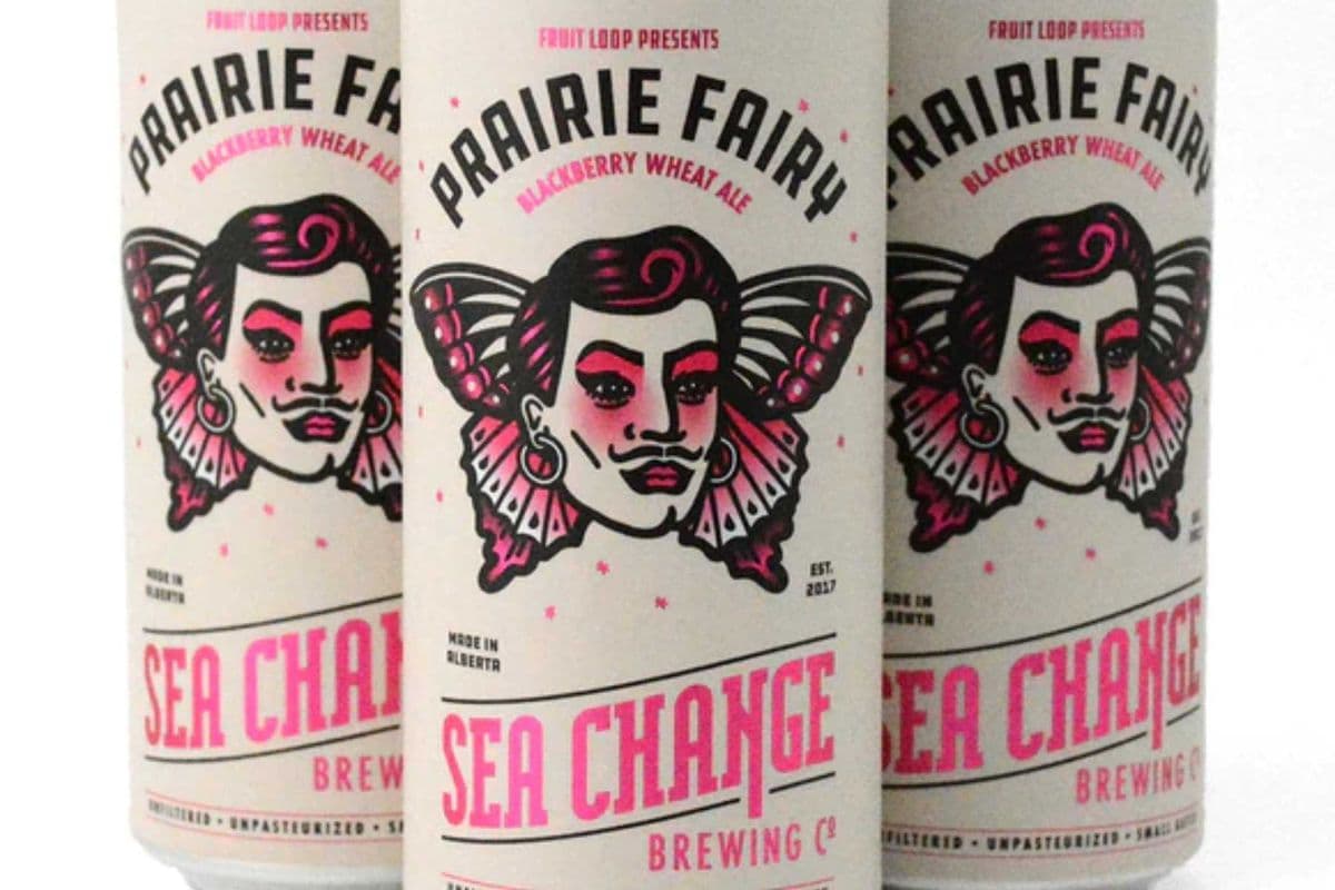 Sea Change Prairie Fairy Blackberry Wheat Ale (4 x 473ml Cans)