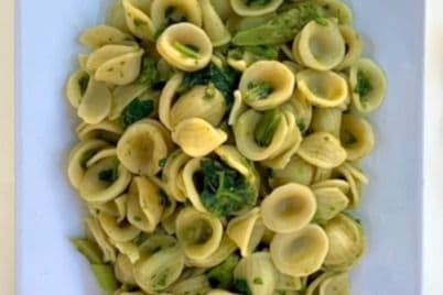 Pasta with Turnip Greens