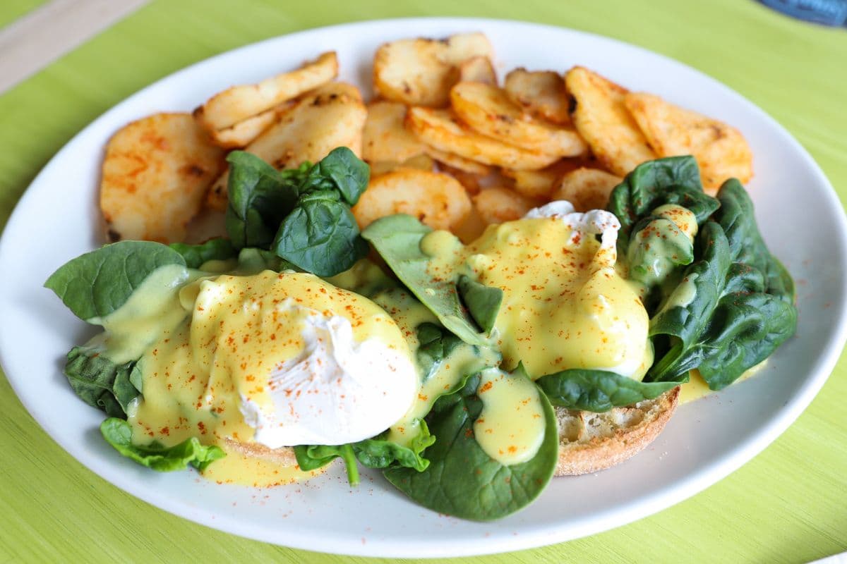 Poached Eggs Florentine