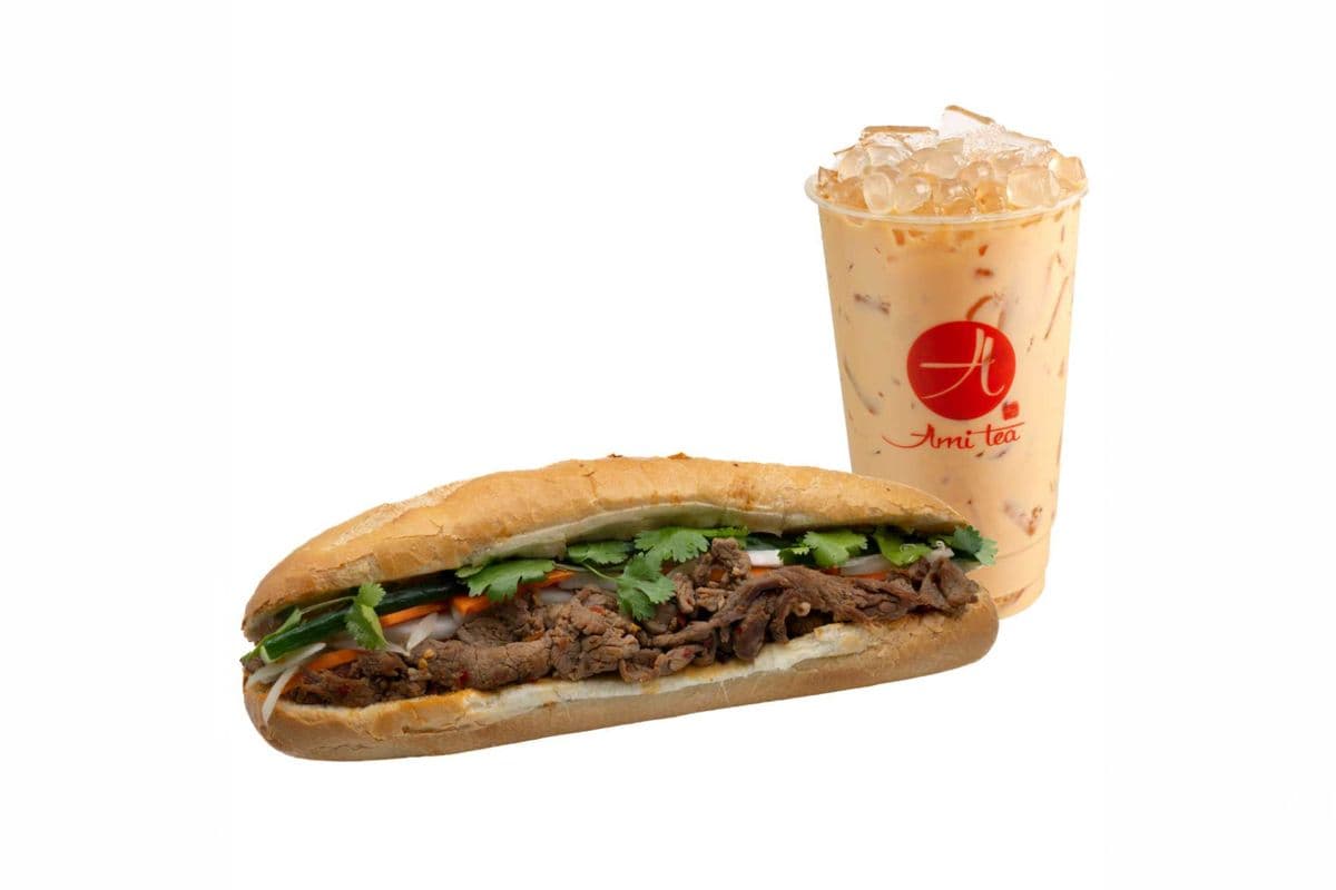 Blazin Satay Beef Banh Mi Sub Value Combo Meal
