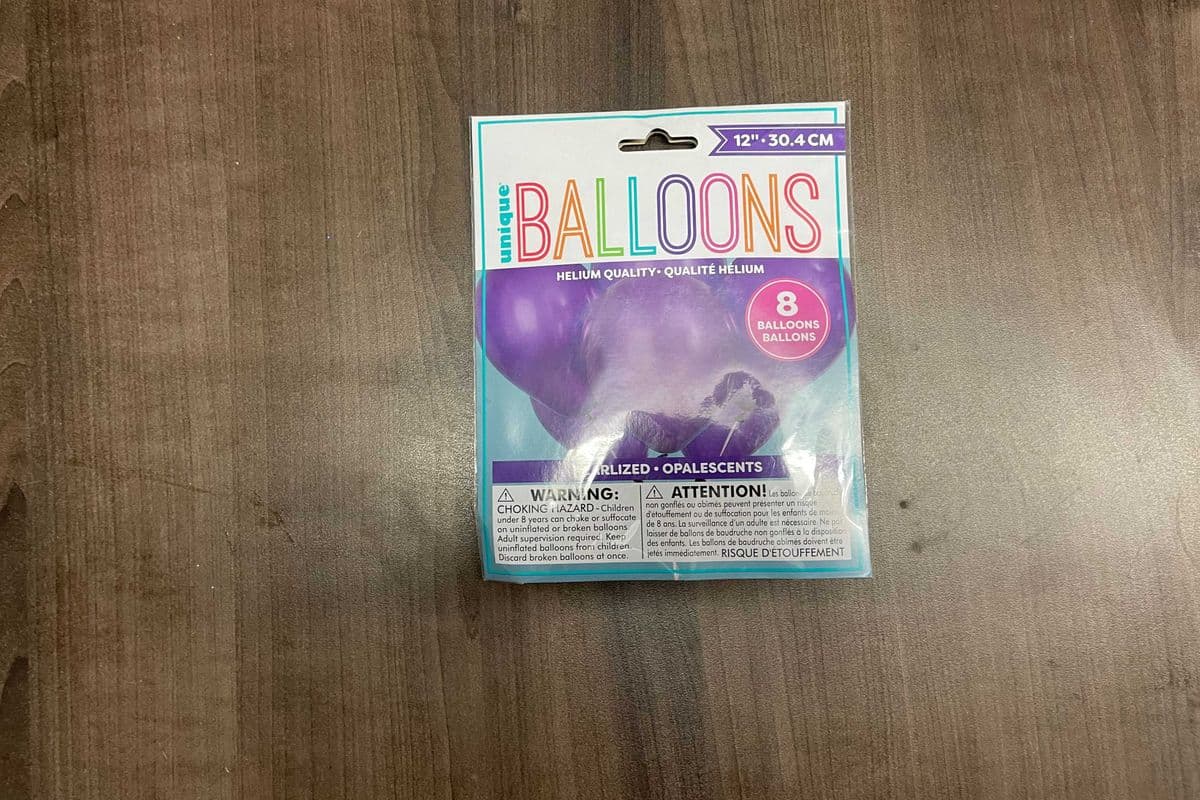 Balloon Latex 12" Amethyst Purple Pearlized 8pk (10 Pack)