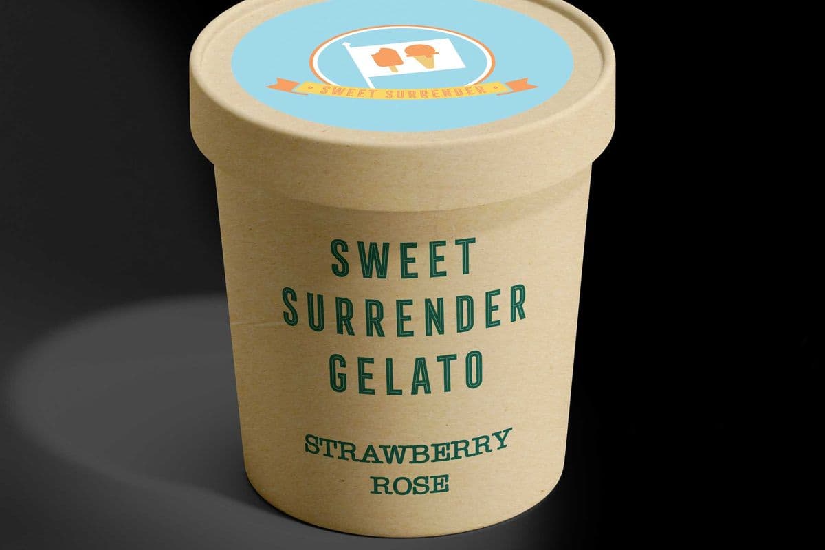 Strawberry Rose Sorbetto (Vegan) (473ml)