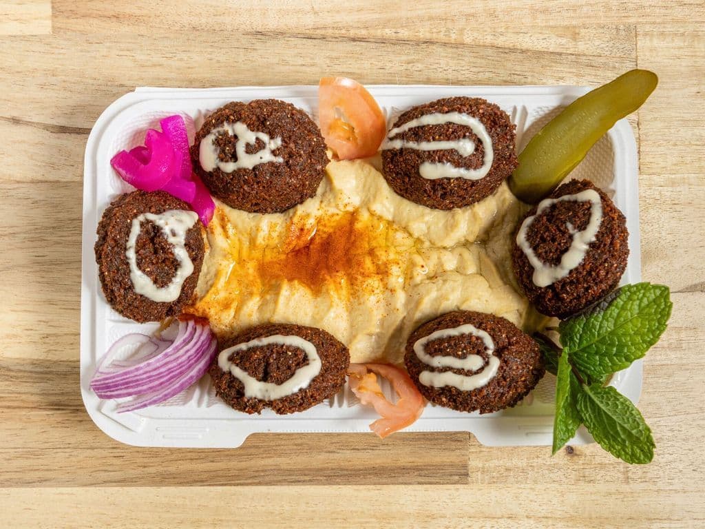 Hummus with Falafel