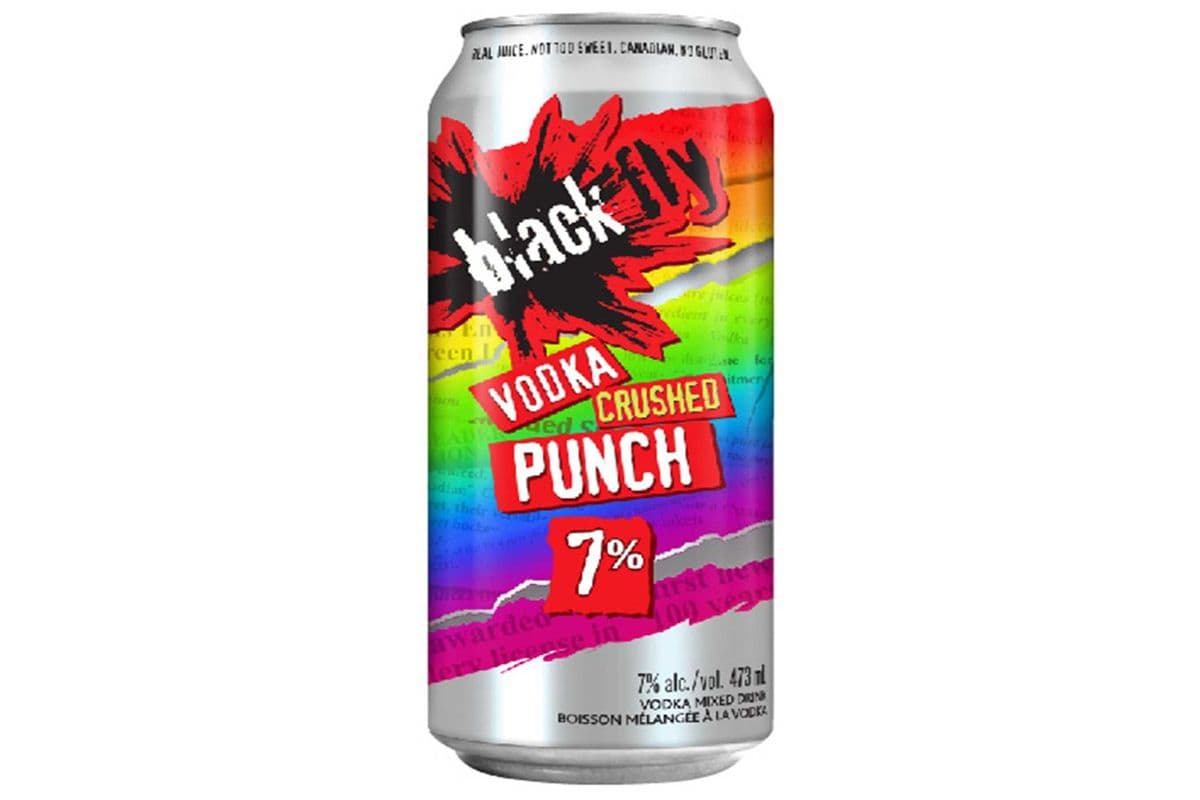 BLACK FLY VODKA CRUSHED PUNCH (1 x 473 ML)