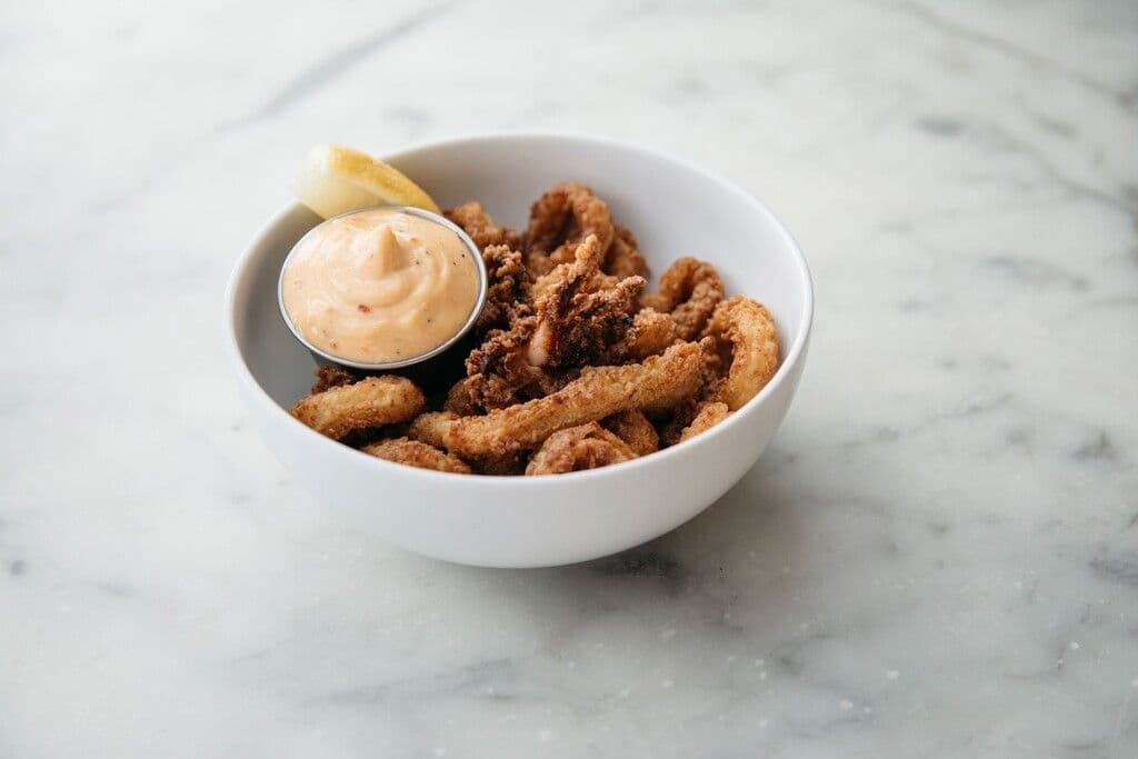 Calmars frits / Fried calamari