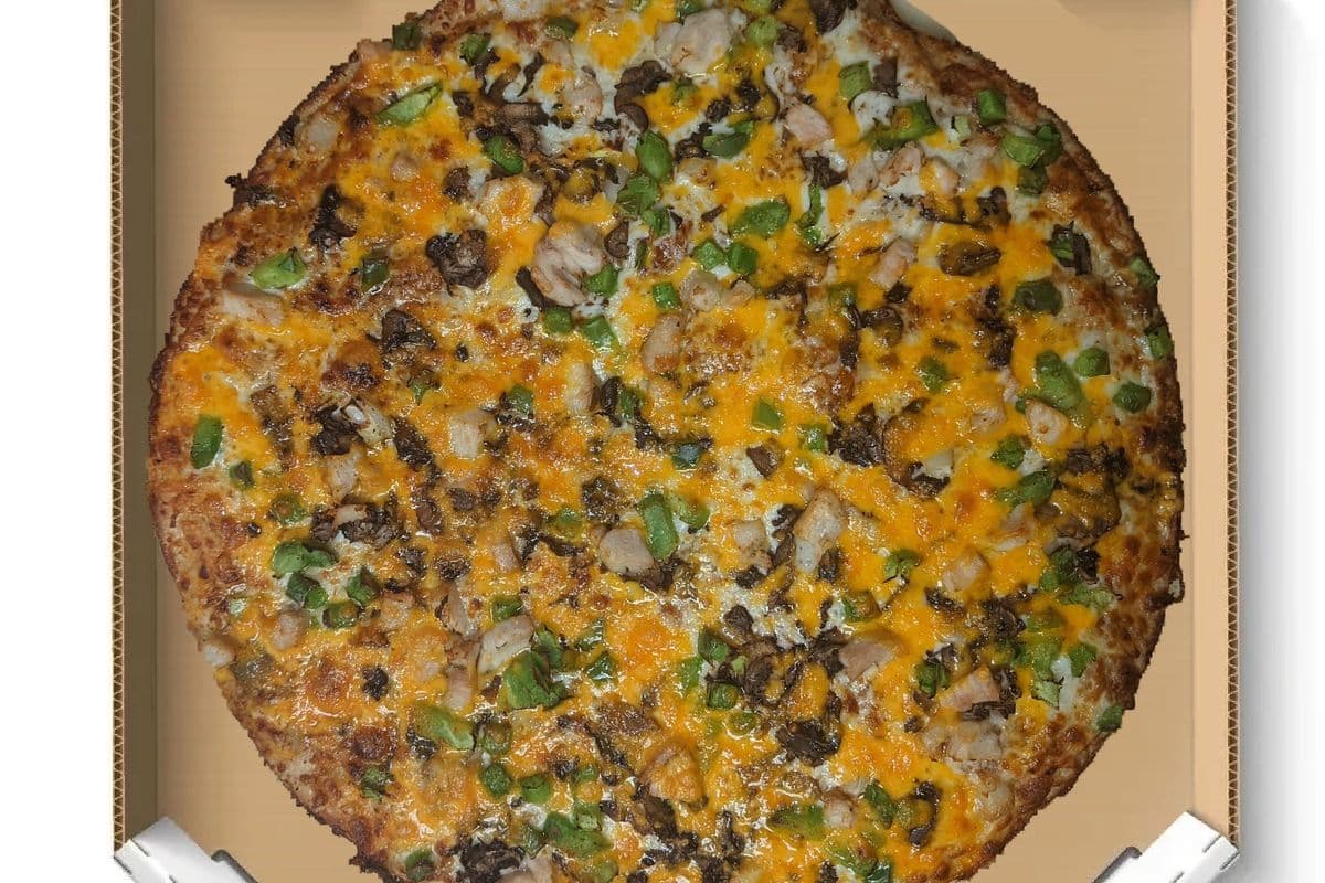 Large Desi BBQ Chicken (No Bacon) Pizza