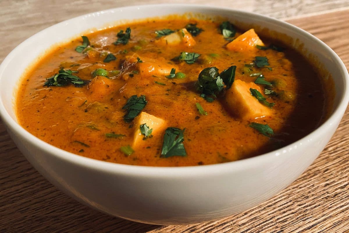 Vegetarian Mattar Paneer