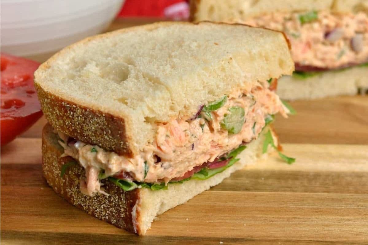 Salmon Salad Sandwich