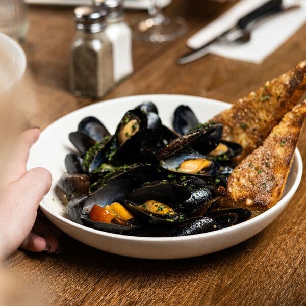 Steamed Mussels