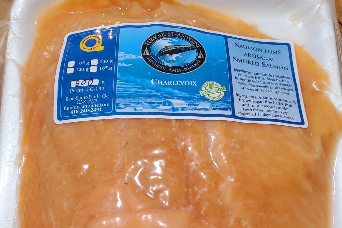 Saumon fumé de Charlevoix 500g / Charlevoix Smoked Salmon 550g (500g)