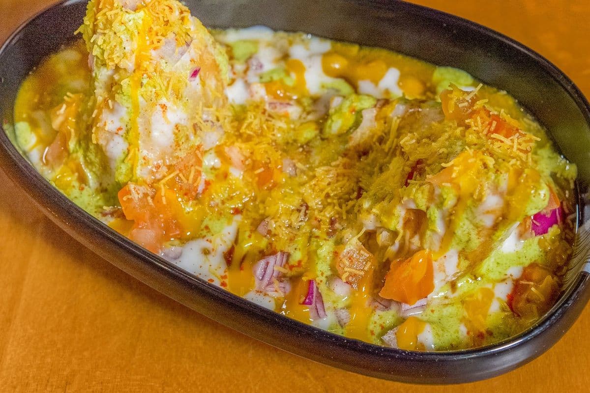 Vegan Samosa Chaat