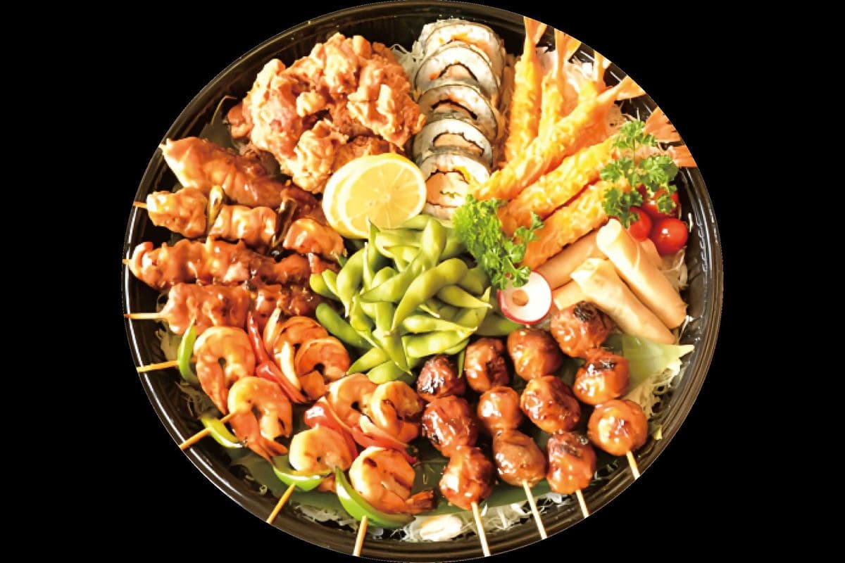 DLX Hot Meal Party Tray (34 pcs)