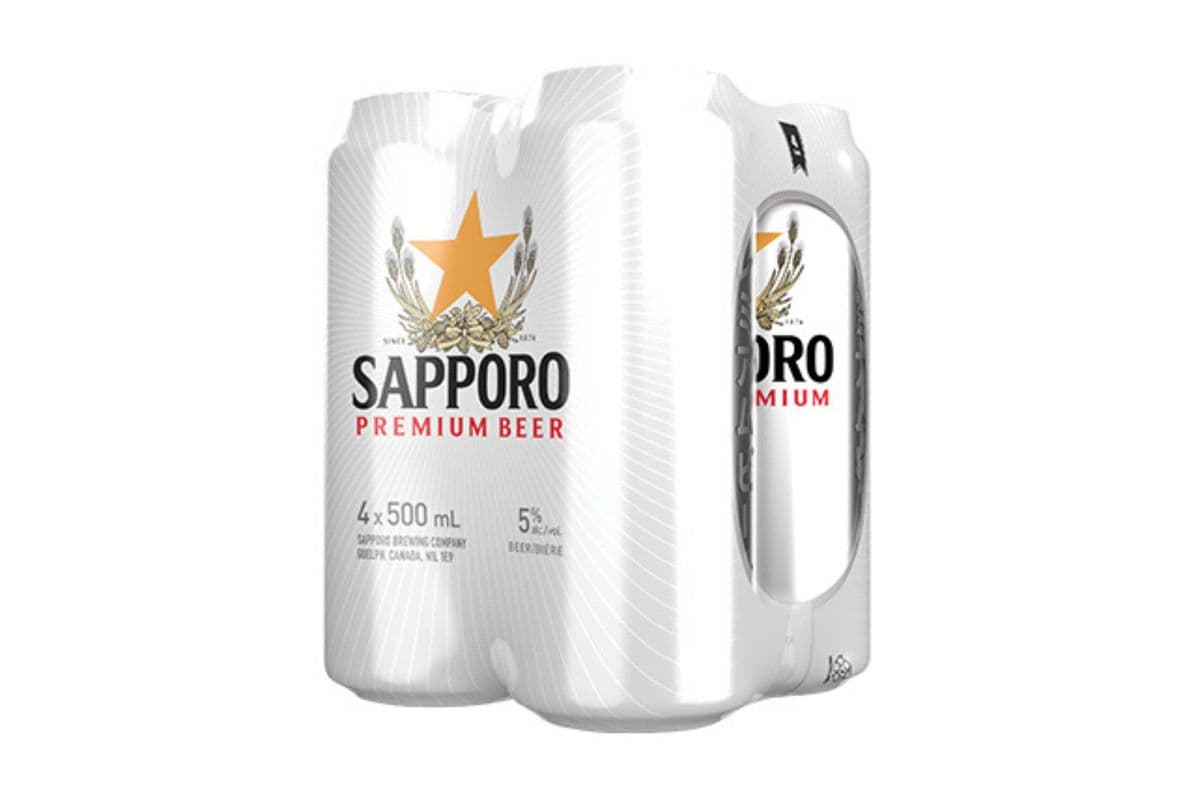 Sapporo (4 Cans) (1 x 4x500ml)