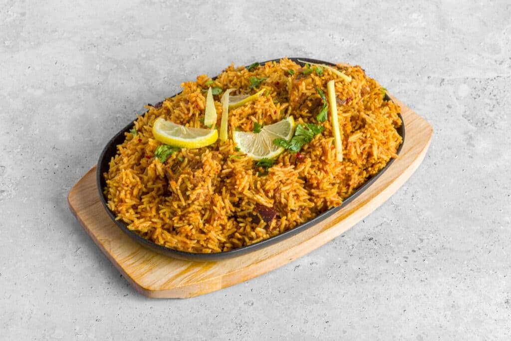 Lamb Biryani with Bone
