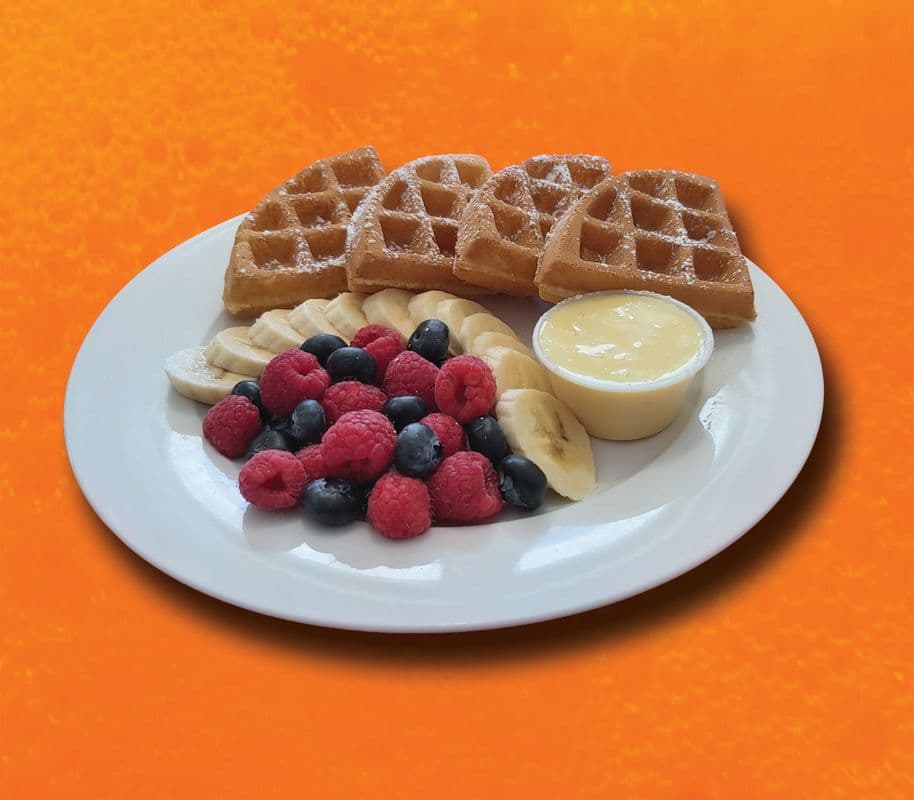 Elegant Custard Waffle