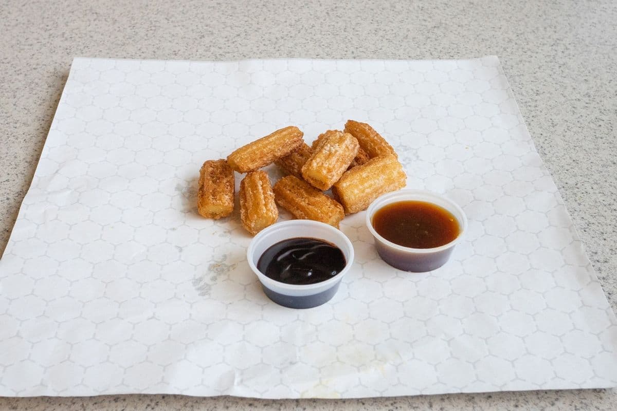 Churros with Chocolate Sauce