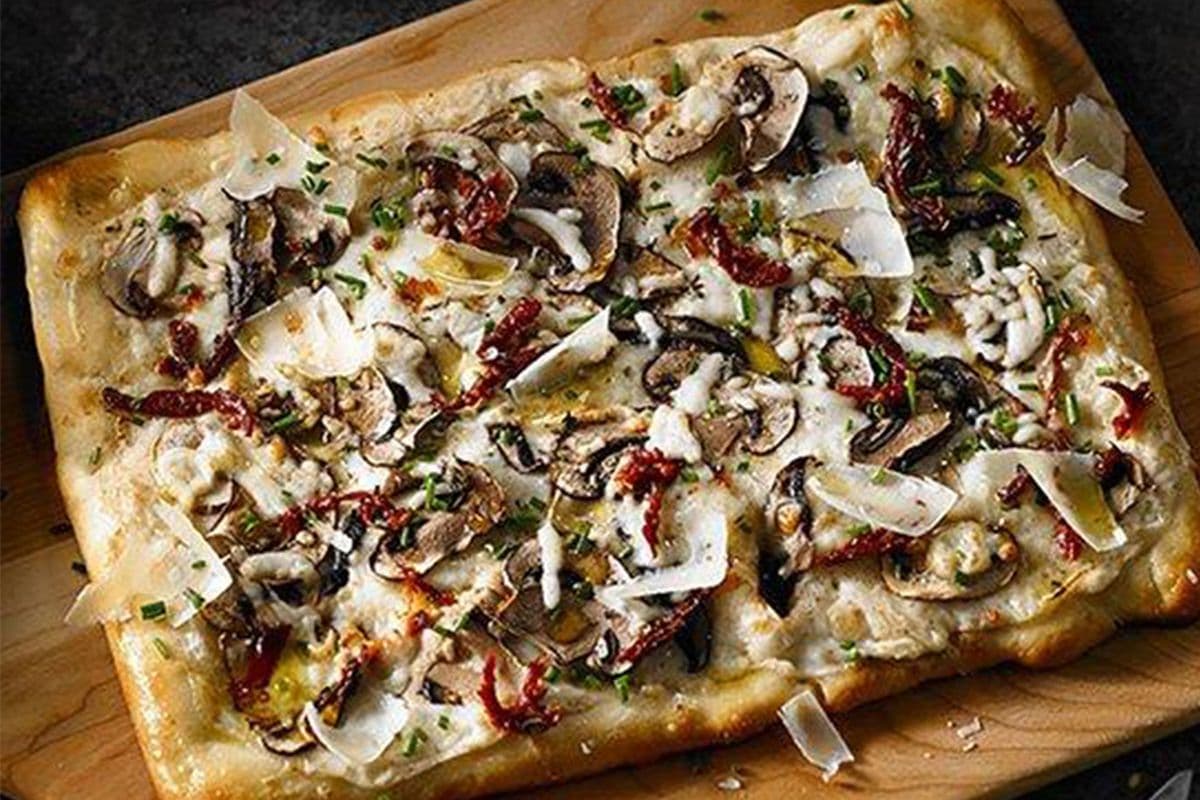 Single Gourmet Mushroom and Truffle Pizza