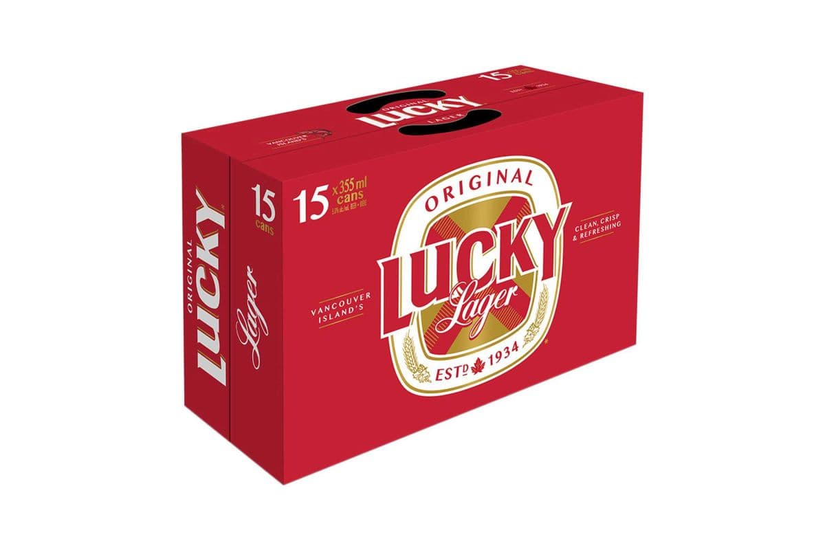 Lucky Lager (15 Cans) (1 x 15cans)