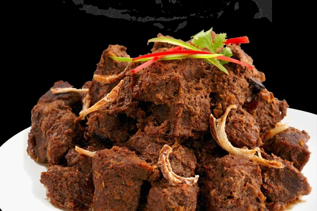 Beef Rendang On Rice (GF)