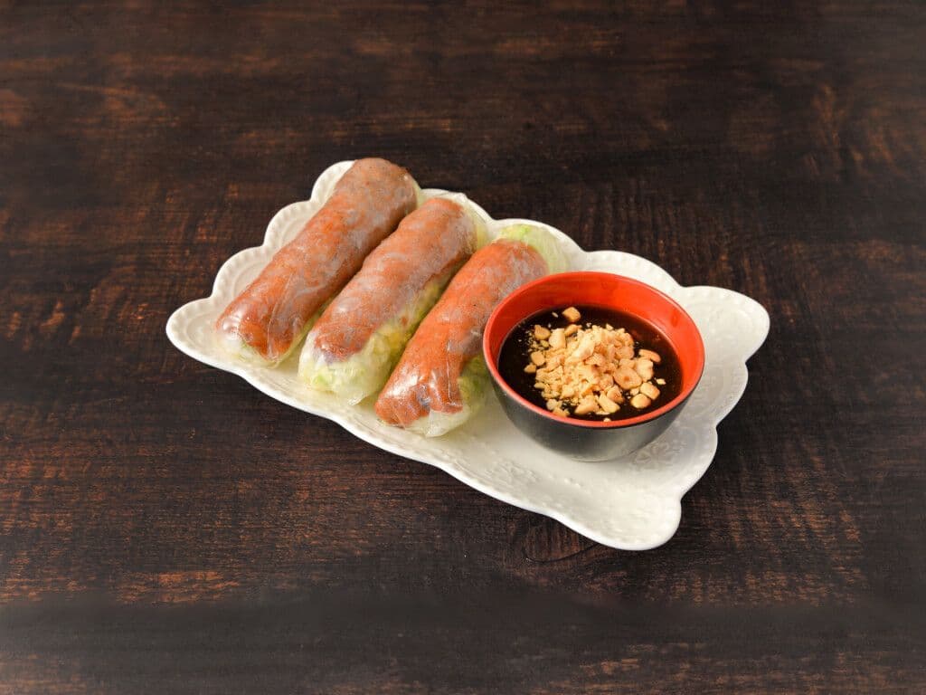 03. Charbroiled beef salad rolls