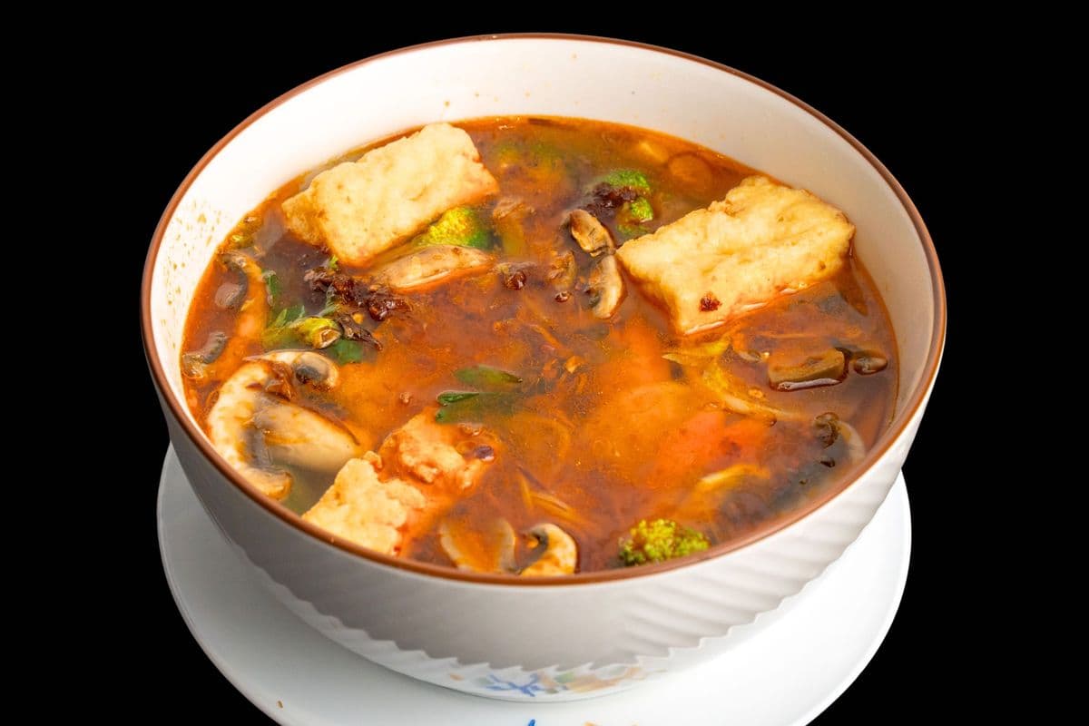 V67. Vegetarian Satay Noodle Soup