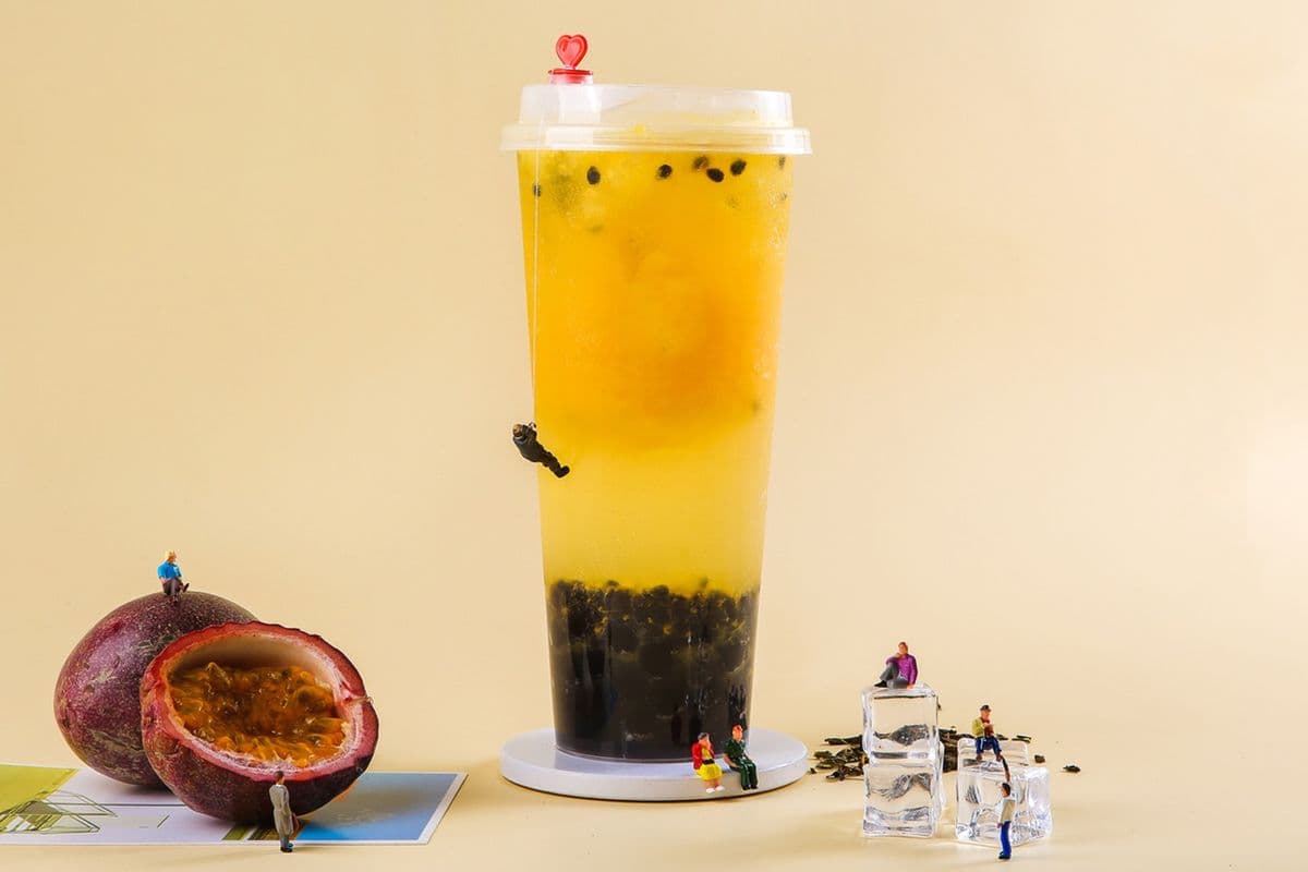 Thé vert fruit de passion/Passion fruit green tea