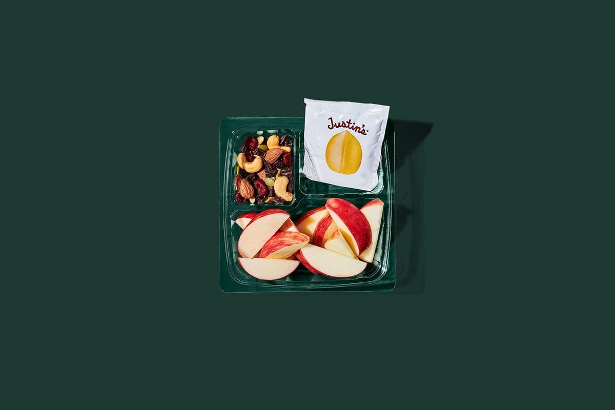 Boîte collation Pommes, beurre d’arachide et noix