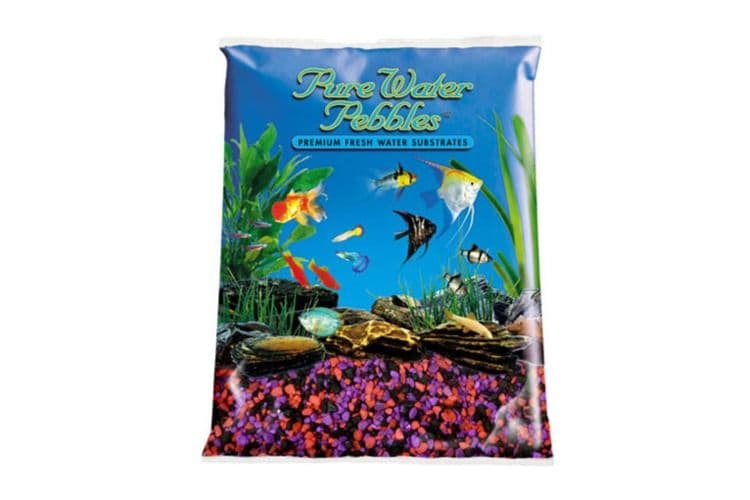 Nature's Ocean Pure Water Pebbles Cherryberry Neon Aquarium Gravel (5 lbs)