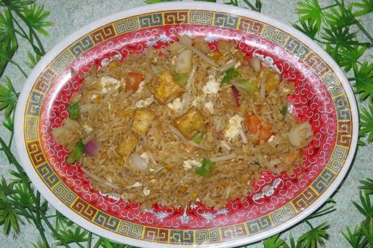 Riz Épicé Sauté au Tofu et Légume / Stir Fried Spicy Rice with Tofu & Vegetable