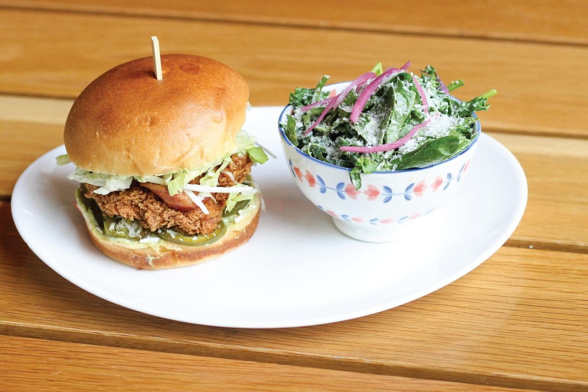 Crispy Chicken Jalapeño Burger
