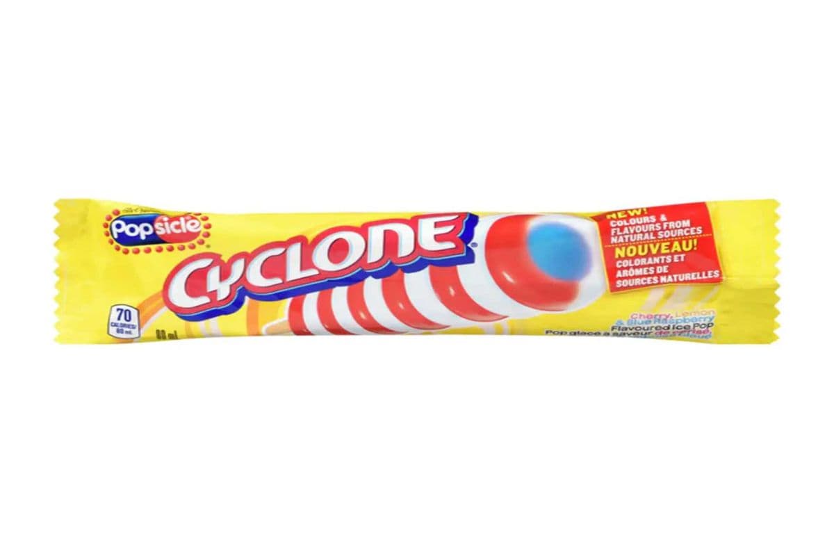 Cyclone cherry ,lemon and blue raspberry ice Pop ( 80ml)
