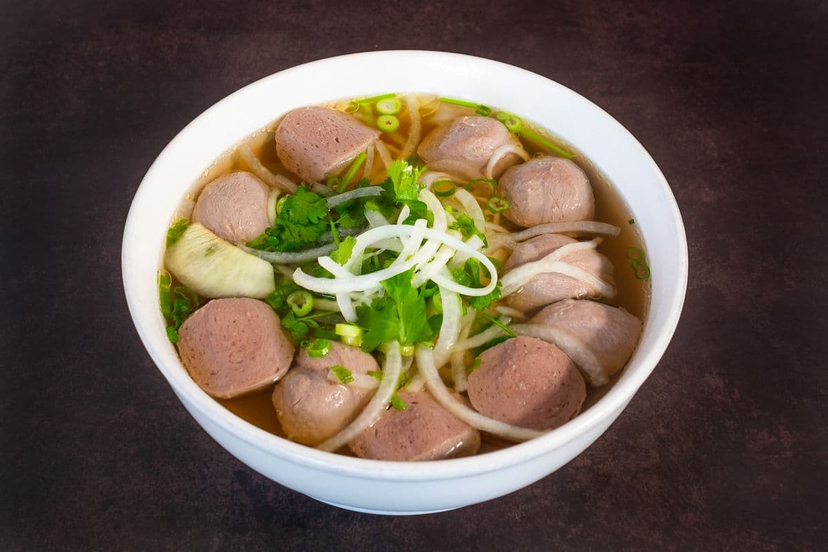 7. Meat Ball Noodle Soup - Pho Bo Vien